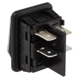 1 pcs - Marquardt Illuminated DPST, On-None-Off Rocker Switch Panel Mount