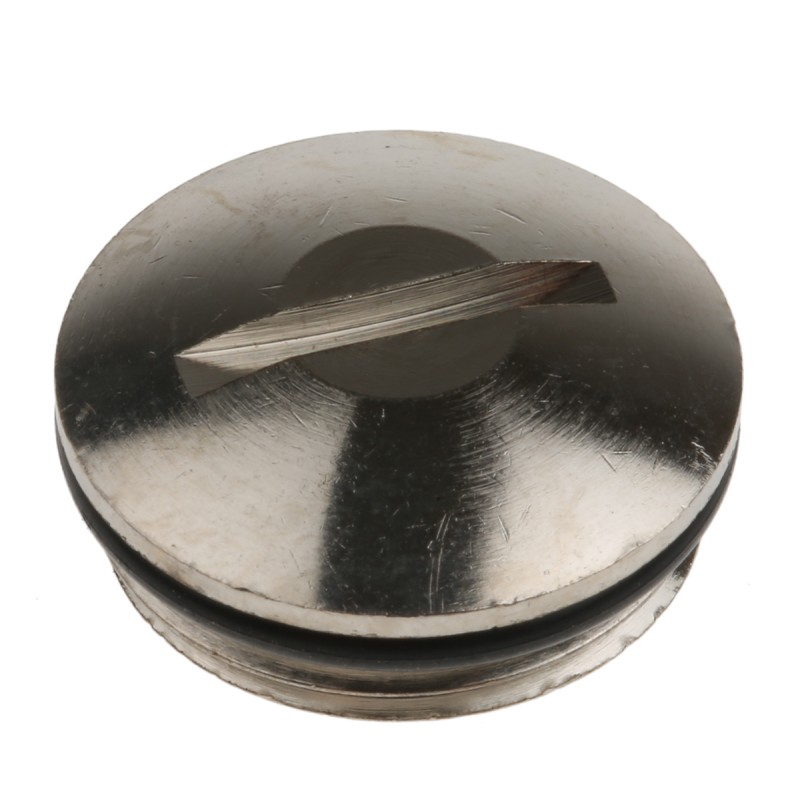 1 Pack of 10 - Lapp Blanking Plug, M20, Nickel Plated Brass, 22mm Diameter, Threaded