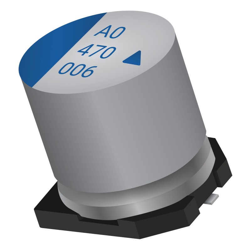 500 pcs - KYOCERA AVX 39μF Hybrid Aluminium Electrolytic Capacitor 80V dc, Surface Mount - AHA1010390M080R