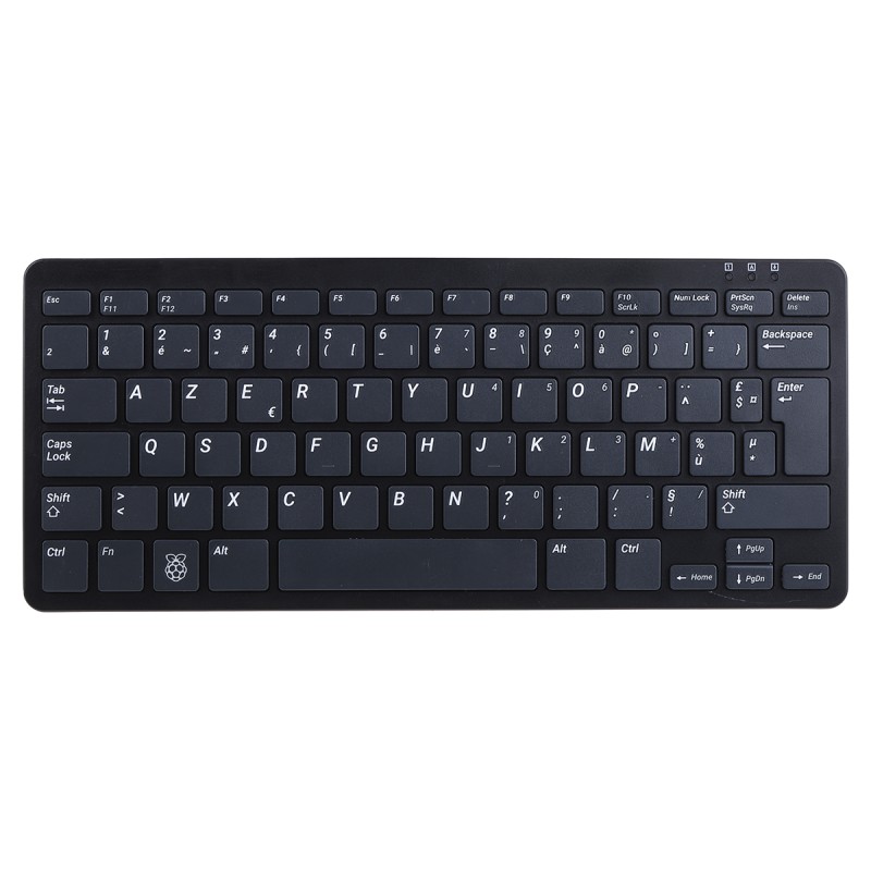 1 pcs - Raspberry Pi Black, Grey AZERTY (France) Raspberry Pi Keyboard