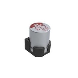 10 pcs : A780MN686M1JLAV035 - Aluminium Organic Polymer Capacitors 63Volt 68uF 20% 125C ESR35mOhms AECQ2
