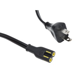 1 pcs - RS PRO IEC C7 Socket to Type A US Plug Plug Power Cord, 1.8m