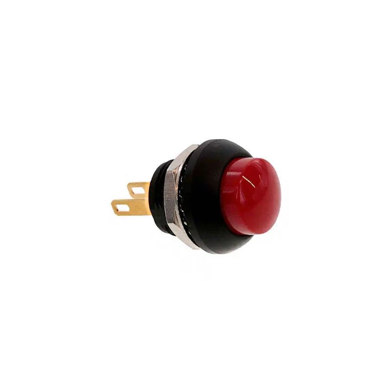 1 pcs - TE Connectivity PB6 Series Push Button Switch, (On)-Off, Panel Mount, SPST - NO, 50 V dc, 125V ac, IP68