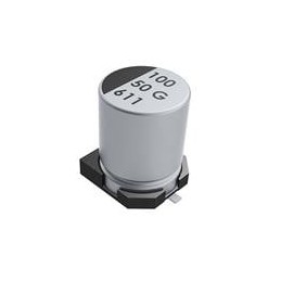 10 pcs : EDK107M6R3A9GAA - Aluminium Electrolytic Capacitors - SMD 6.3V 100uF 20%