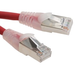 1 pcs - RS PRO Cat6 Male RJ45 to Male RJ45 Ethernet Cable, F/UTP, Red LSZH Sheath, 5m