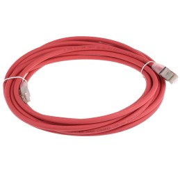 1 pcs - RS PRO Cat6 Male RJ45 to Male RJ45 Ethernet Cable, F/UTP, Red LSZH Sheath, 5m