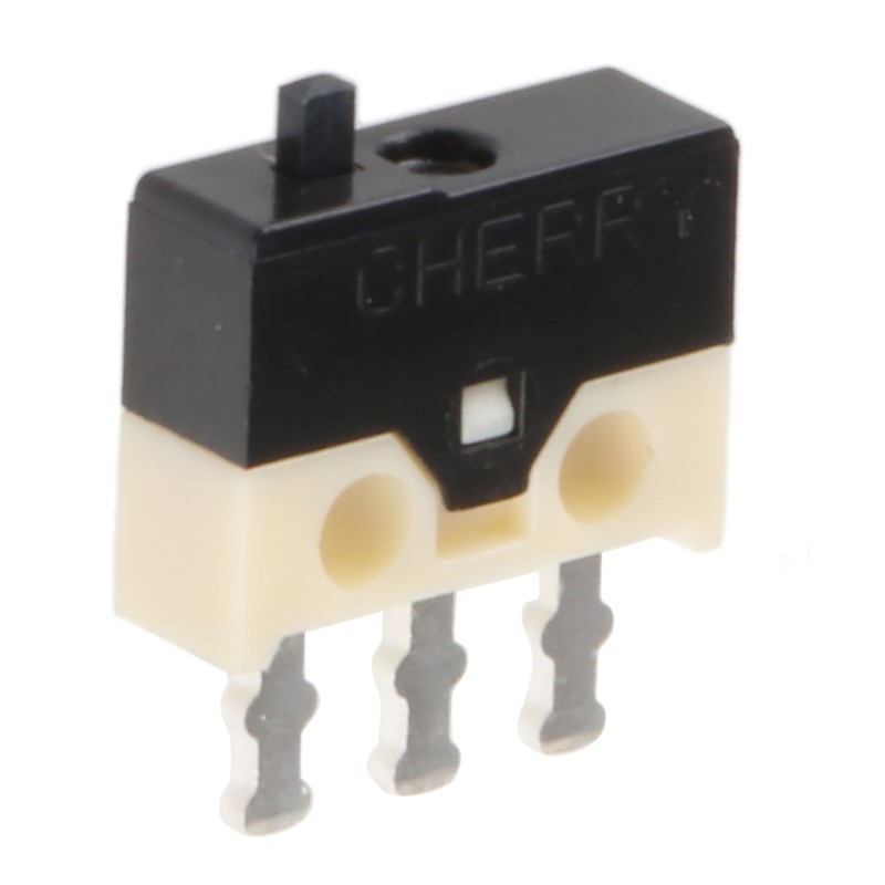 1 pcs - ZF Button Subminiature Micro Switch, Solder Terminal, 500 mA @ 30 V dc, SPDT