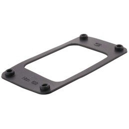 10 pcs - HARTING Flange Gasket, Han B Series , For Use With Heavy Duty Power Connectors