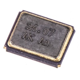 1 pcs - AKER 26MHz Crystal ±10ppm SMD 4-Pin 3.2 x 2.5 x 0.75mm