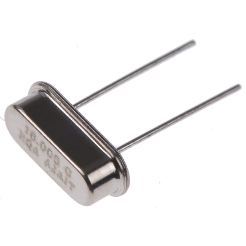 1 pcs - Euroquartz 16MHz Crystal ±30ppm HC-49-4H 2-Pin 10.77 x 4.34 x 3.5mm