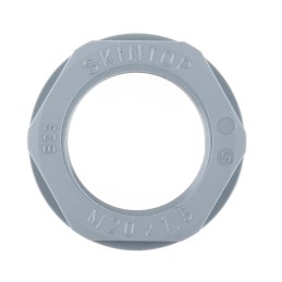 5 pcs - Lapp Grey Flame Retardant Polyamide Cable Gland Locknut, M20 Thread, IP68