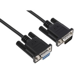 1 pcs - StarTech.com Male 9 Pin D-sub to Female 9 Pin D-sub Serial Cable, 2m PVC