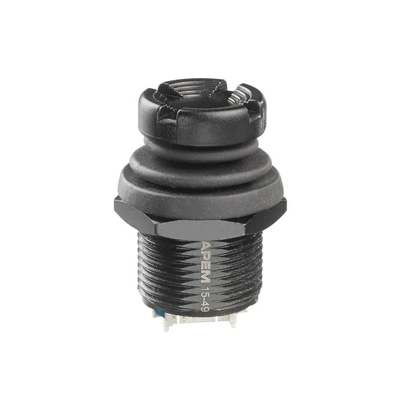 1 pcs - APEM 3 Axis-Axis Joystick Switch Castle, Momentary, IP67, IP69K 12V dc
