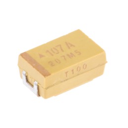 500 pcs - KYOCERA AVX 100μF MnO2 Tantalum Capacitor 10V dc, TPS Series