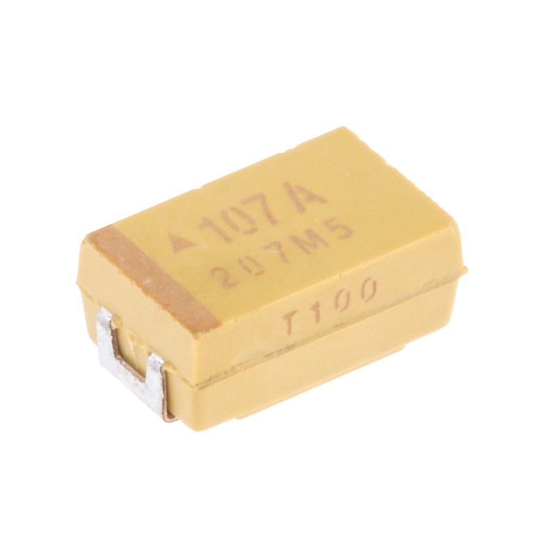 500 pcs - KYOCERA AVX 100μF MnO2 Tantalum Capacitor 10V dc, TPS Series