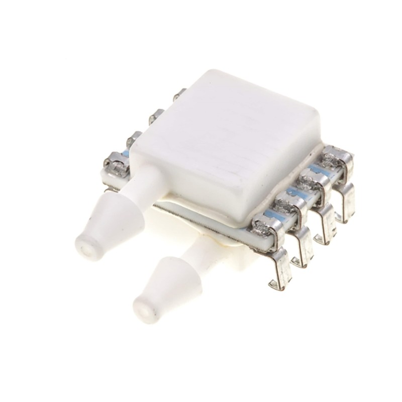 5 pcs - TE Connectivity Pressure Transducer, 4in/H2O Operating Max, PCB Mount, 8-Pin, 300psi Overload Max, Dual Sideport