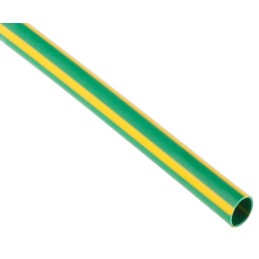 1 Bag of 1 - RS PRO Halogen Free Heat Shrink Tubing, Green 6.4mm Sleeve Dia. x 1.2m Length 2:1 Ratio