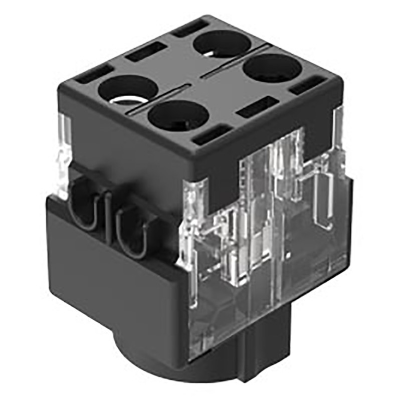 1 pcs - EAO Contact Block for Use with Series 61 Switches, 250V ac/dc, 1NC