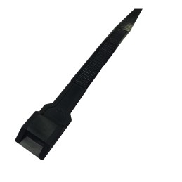 1 Bag of 100 - RS PRO Cable Tie, 132mm x 9 mm, Black Nylon