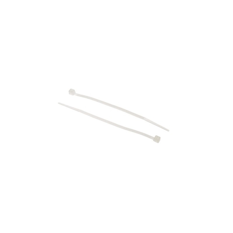 1 Bag of 250 - RS PRO Cable Tie, 160mm x 4.8 mm, Natural Nylon, Pk-250