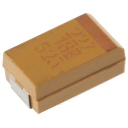 500 pcs - KEMET 220μF MnO2 Tantalum Capacitor 16V dc, T491 Series