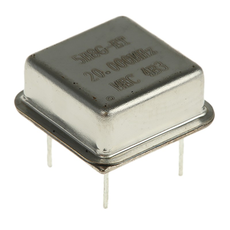 1 pcs - MERCURY, 20MHz Clock Oscillator, ±50ppm HCMOS, TTL, 8-Pin PDIP 5H8ET-20.000