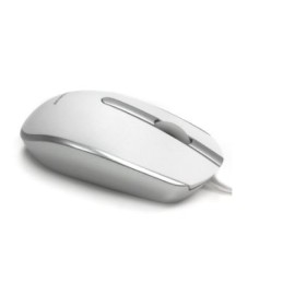 1 pcs - Ceratech M100 MAC 3 Button Wired Optical Mouse White
