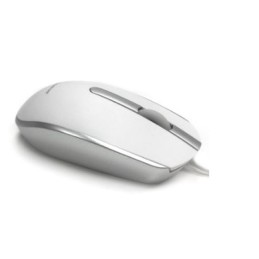 1 pcs - Ceratech M100 MAC 3 Button Wired Optical Mouse White