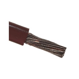 1 Reel of 100 M - RS PRO Brown 6 mm² Hook Up Wire, 10 AWG, 78/0.295mm, 100m, PVC Insulation