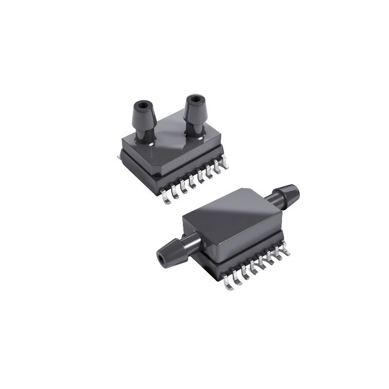 5 pcs - TE Connectivity Differential Pressure Sensor, 125Pa Operating Max, PCB Mount, 16-Pin, 7kPa Overload Max, SOIC