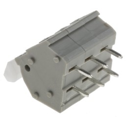 10 pcs - RS PRO PCB Terminal Block, 3-Contact, 5mm Pitch, Through Hole Mount, 1-Row, Screw Termination