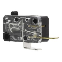 1 pcs - Crouzet Plunger Micro Switch, Tab Terminal, 6 A @ 250 V ac, SPST