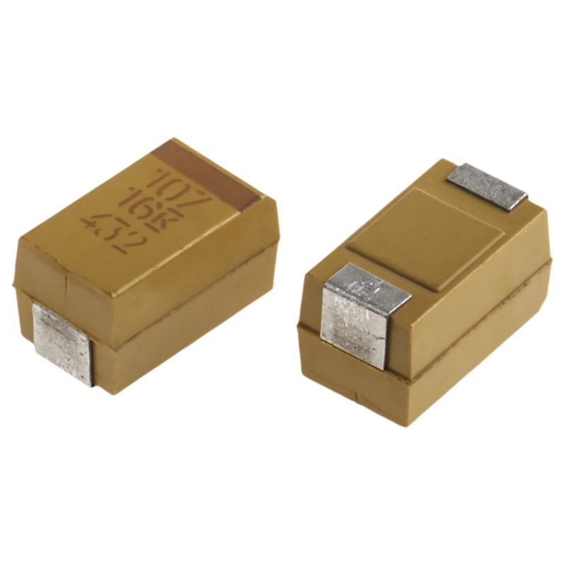 500 pcs - KEMET 100μF MnO2 Tantalum Capacitor 16V dc, T491 Series