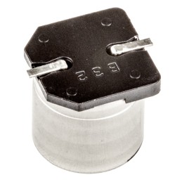 500 pcs - Panasonic 100μF Surface Mount Polymer Capacitor, 50V dc