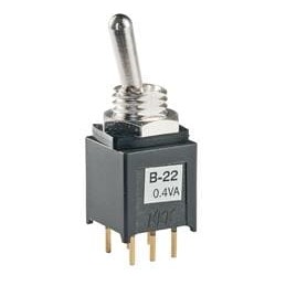1 pcs : B22A1P - Toggle Switches DPDT ON-NONE-ON