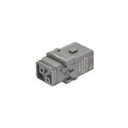 1 pcs : 09100032706 - Heavy Duty Power Connectors HAN 1A 3+PE FML SCRW INSRT FOR LOCK LVR