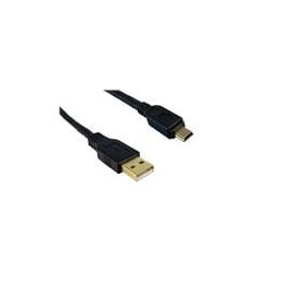 1 pcs : 3021021-16 - USB Cables / IEEE 1394 Cables A-MINI B 24 AWG 16' USB 2.0