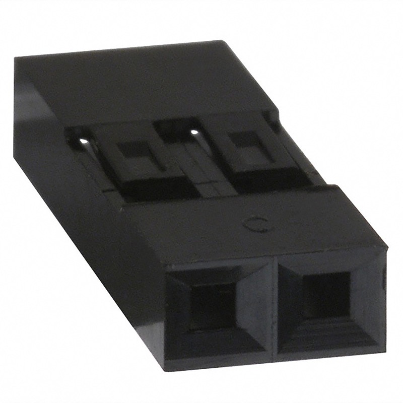 10 pcs - Amphenol Communications Solutions, Mini-PV Female Connector Housing, 2.54mm Pitch, 2 Way, 1 Row