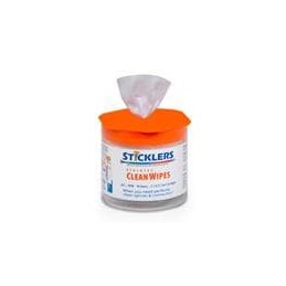 1 pcs : MCC-WFW - Chemicals Sticklers Cleanwipes 4.25'x2' 90 Lint free wipes/ tub