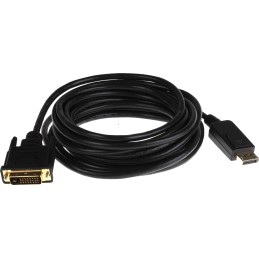 1 pcs - RS PRO Male DisplayPort to Male DVI-D Dual Link, PVC Cable, 1080p, 5m