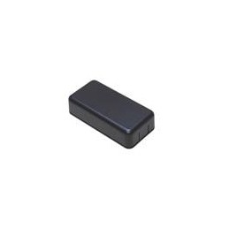 1 pcs : 1551SNAP2BK - Enclosures, Boxes & Cases ABS Plastic Miniature Enclosures, Unvented - 3.15 x 1.57 x 0.79', Black