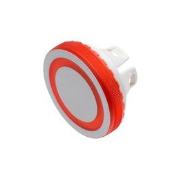 1 pcs : 61-9643.601 - Industrial Panel Mount Indicators / Switch Indicators HALO LENS FLUSH BLU SILVER GRAY LACQUES