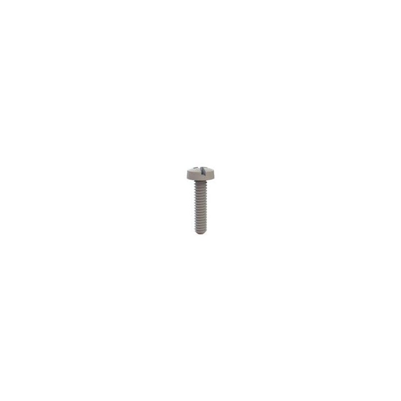 1 pcs : 010256CD037 - Screws & Fasteners Binder Combination Screw, 2-56 Thread, 3/8 Lg, Natural, Nylon