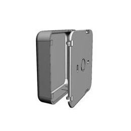 1 pcs : 1551SNAP4WH - Enclosures, Boxes & Cases ABS Plastic Miniature Enclosures, Unvented - 3.15 x 3.15 x 0.79', White