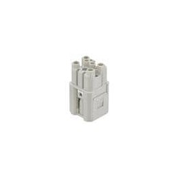 1 pcs : 09120123106 - Heavy Duty Power Connectors Han Q Hybrid female crimp insert (w/o data element)