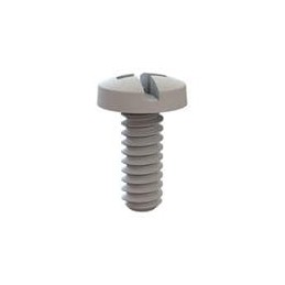 10 pcs : 010440CD028 - Screws & Fasteners Binder Combination Screw, 4-40 Thread, 9/32 Lg, Natural, Nylon