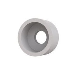 10 pcs : 16CW004257 - Washers Cupped Washer, 4 Screw, .115 ID, .245 CBore ID, Natural, Nylon, .305 OD,.257 Height