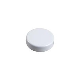 1 pcs : 1551SNAP13WH - Enclosures, Boxes & Cases ABS Plastic Miniature Enclosures, Unvented - 3.15' diameter 0.79' depth, White