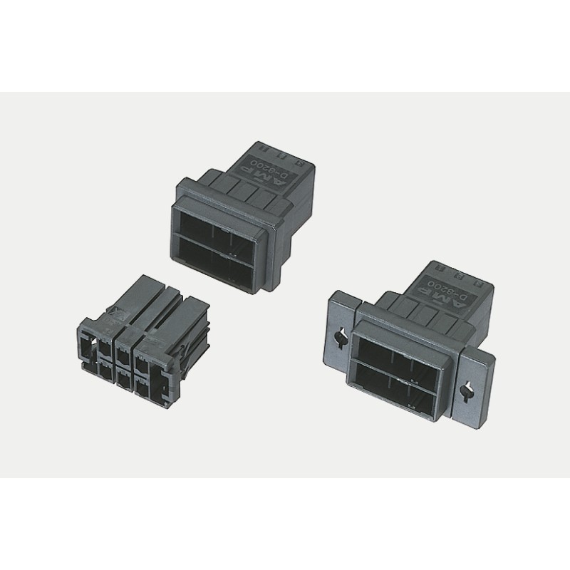 1 pcs - TE Connectivity, D-3000 Female Connector Housing, 5.08mm Pitch, 12 Way, 2 Row