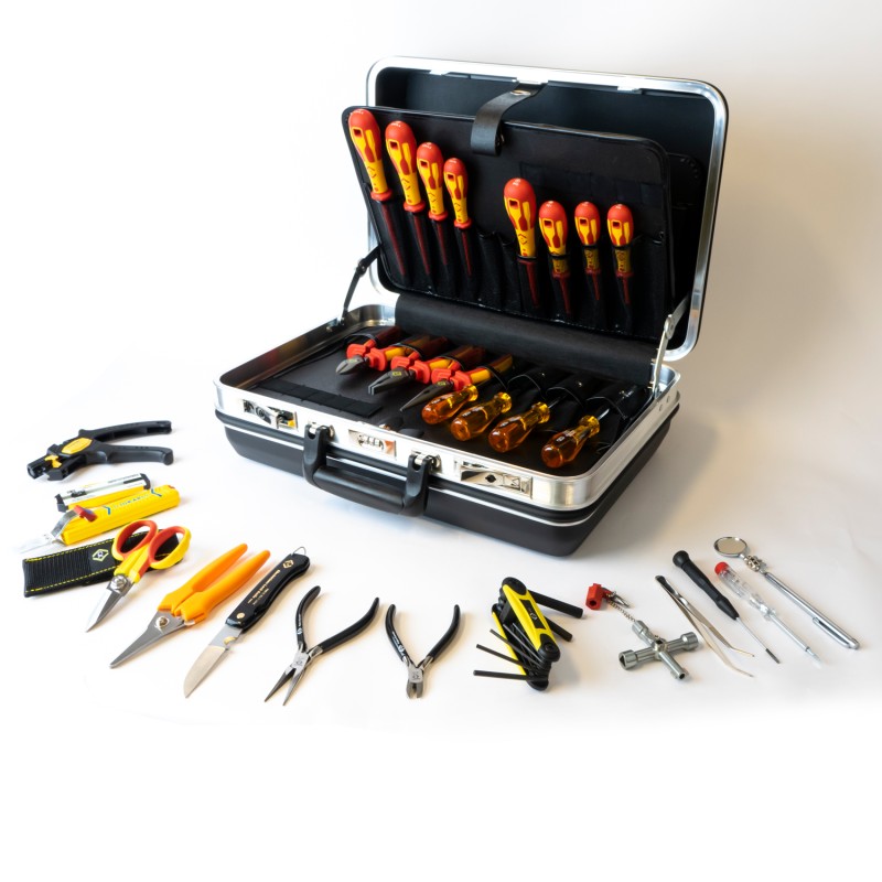1 Box of 1 - CK 38 Piece Electro-Mechanical Tool Kit with Case, VDE Approved